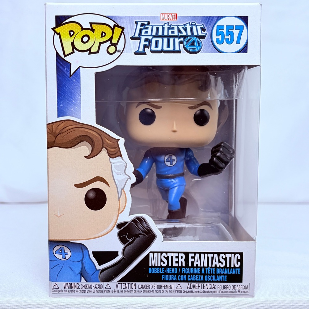 Funko Marvel Mister Fantastic 557‎ Blue Fantastic Four Reed Richards Pop Figure